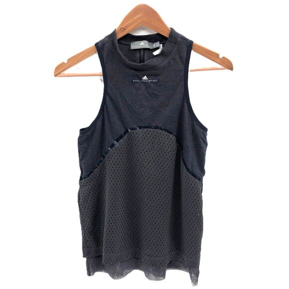 Adidas By Stella McCartney Yoga Mesh Tank Top XS - Picture 2 of 8